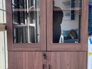 Office Cupboard with clear glass
