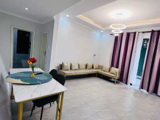 Remera near green hills academy 2bedrooms fully serviced furnished apartment for rent at 600k($415) on tarmac road