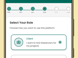 An android app to apply and post one time jobs