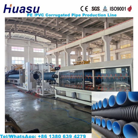 high-speed-pvcpehdpe-mpp-extrusion-line-for-double-wall-corrugated-pipe-big-1